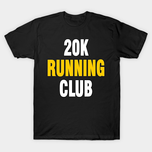 20k running T-Shirt by Chandan